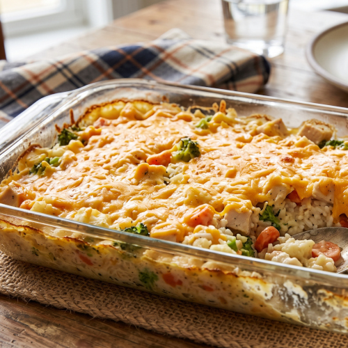 Creamy Chicken and Rice Bake