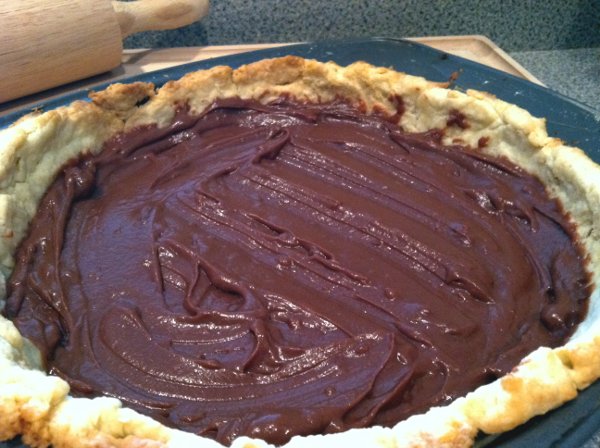 Baked Chocolate Pie