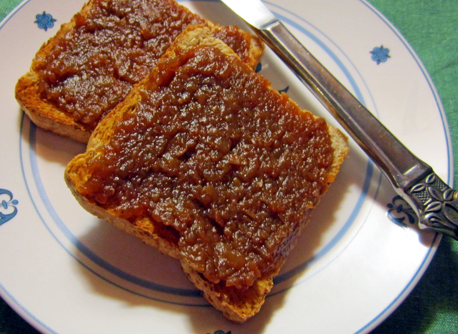 Apple Butter on Toast